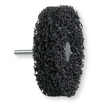 Disco de limpieza con mandril, negro, Ø100 mm